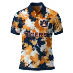 Auburn Tigers Polo Shirt Customized Pixel Camo Navy Blue Best Selling