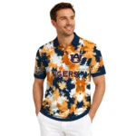 Auburn Tigers Polo Shirt Customized Pixel Camo Navy Blue Best Selling