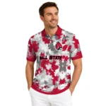 Ball State Cardinals Polo Shirt Customized Pixel Camo Red Best Selling