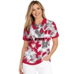 Ball State Cardinals Polo Shirt Customized Pixel Camo Red Best Selling