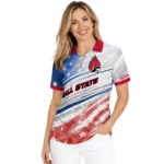 Ball State Cardinals Polo Shirt Customized Star Stripes Red Blue Best Selling