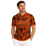 Baltimore Orioles Polo Shirt Customized Paisley Band Orange Best Selling
