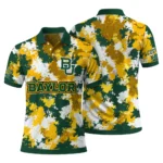 Baylor Bears Polo Shirt Personalized Pixel Camo Green Best Selling
