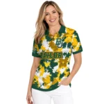 Baylor Bears Polo Shirt Personalized Pixel Camo Green Best Selling