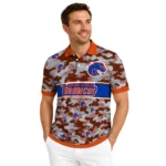 Boise State Broncos Polo Shirt Custom Camo Band Orange Best Selling