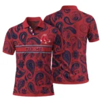 Boston Red Sox Polo Shirt Personalized Paisley Band Red Best Selling