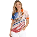 Bowling Green Falcons Polo Shirt Custom Star Stripes Red Blue Best Selling