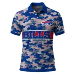 Buffalo Bills Polo Shirt Personalized Camo Band Blue Best Selling