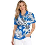 Buffalo Bulls Polo Shirt Personalized Pixel Camo Royal Blue Best Selling