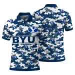 Byu Cougars Polo Shirt Customized Camo Band Blue Best Selling