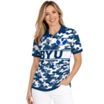 Byu Cougars Polo Shirt Customized Camo Band Blue Best Selling