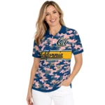 California Golden Bears Polo Shirt Personalized Camo Band Blue Best Selling