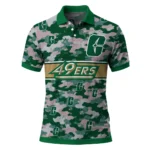 Charlotte 49ers Polo Shirt Custom Camo Band Green Best Selling