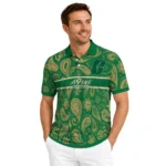 Charlotte 49ers Polo Shirt Custom Paisley Band Green Best Selling