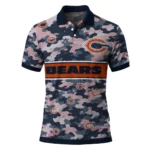 Chicago Bears Polo Shirt Customized Camo Band Blue Best Selling