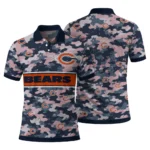 Chicago Bears Polo Shirt Customized Camo Band Blue Best Selling