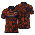 Chicago Bears Polo Shirt Customized Paisley Band Blue Best Selling