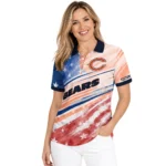 Chicago Bears Polo Shirt Personalized Star Stripes Red Blue Best Selling
