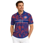 Chicago Cubs Polo Shirt Custom Paisley Band Blue Best Selling
