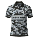 Chicago White Sox Polo Shirt Customized Camo Band Black Best Selling