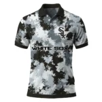 Chicago White Sox Polo Shirt Customized Pixel Camo Black Best Selling
