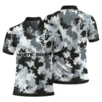 Chicago White Sox Polo Shirt Customized Pixel Camo Black Best Selling