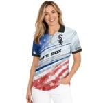 Chicago White Sox Polo Shirt Customized Star Stripes Red Blue Best Selling