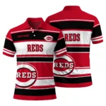 Cincinnati Reds Polo Shirt Personalized Horizontal Blocks Red Best Selling