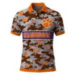 Clemson Tigers Polo Shirt Customized Camo Band Orange Best Selling