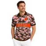 Cleveland Browns Polo Shirt Custom Camo Band Brown Best Selling