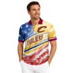 cleveland-cavaliers-polo-shirt-customized-star-stripes-red-blue-best-selling.webp