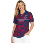 Cleveland Guardians Polo Shirt Custom Paisley Band Navy Blue Best Selling