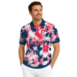 Cleveland Guardians Polo Shirt Custom Pixel Camo Navy Blue Best Selling
