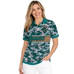 Coastal Carolina Chanticleers Polo Shirt Personalized Camo Band Green Best Selling