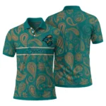 Coastal Carolina Chanticleers Polo Shirt Personalized Paisley Band Green Best Selling
