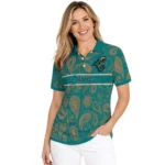 Coastal Carolina Chanticleers Polo Shirt Personalized Paisley Band Green Best Selling