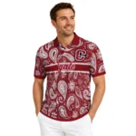 Colgate Raiders Polo Shirt Custom Paisley Band Maroon Best Selling