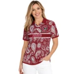 Colgate Raiders Polo Shirt Custom Paisley Band Maroon Best Selling