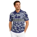 Colorado Rockies Polo Shirt Customized Camo Band Blue Best Selling