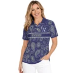 Colorado Rockies Polo Shirt Customized Paisley Band Blue Best Selling