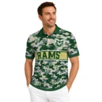 Colorado State Rams Polo Shirt Personalized Camo Band Green Best Selling