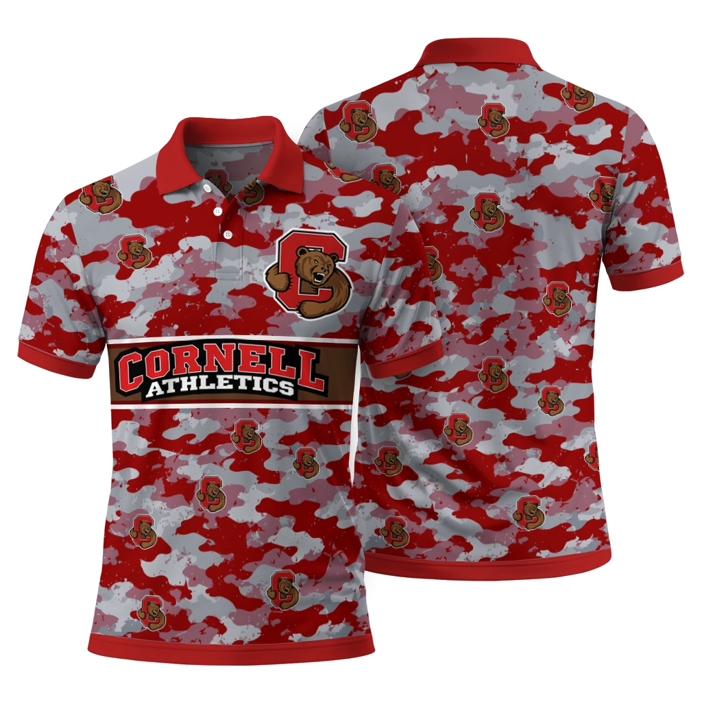 Cornell Big Red Polo Shirt Customized Camo Band Red Fashion Forward Cornell Big Red Polo Shirt Customized Camo Band Red Fashion Forward