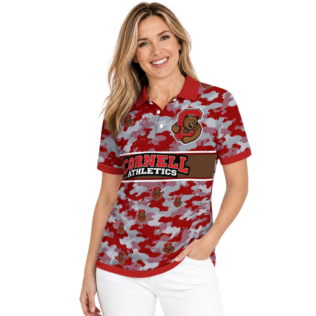 Cornell Big Red Polo Shirt Customized Camo Band Red Latest Model Cornell Big Red Polo Shirt Customized Camo Band Red Latest Model