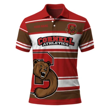 Cornell Big Red Polo Shirt Customized Horizontal Blocks Red Best Selling