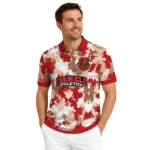 Cornell Big Red Polo Shirt Customized Pixel Camo Red Best Selling