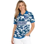 Creighton Bluejays Polo Shirt Custom Camo Band Blue Best Selling