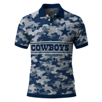 Dallas Cowboys Polo Shirt Customized Camo Band Blue Best Selling