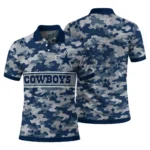 Dallas Cowboys Polo Shirt Customized Camo Band Blue Best Selling