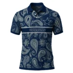 Dallas Cowboys Polo Shirt Customized Paisley Band Blue Best Selling