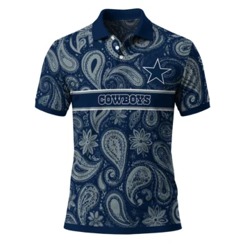 Dallas Cowboys Polo Shirt Customized Paisley Band Blue Best Selling